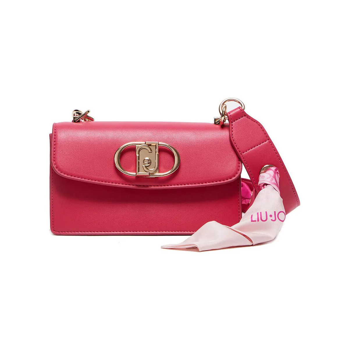 Bolso de hombro con fular