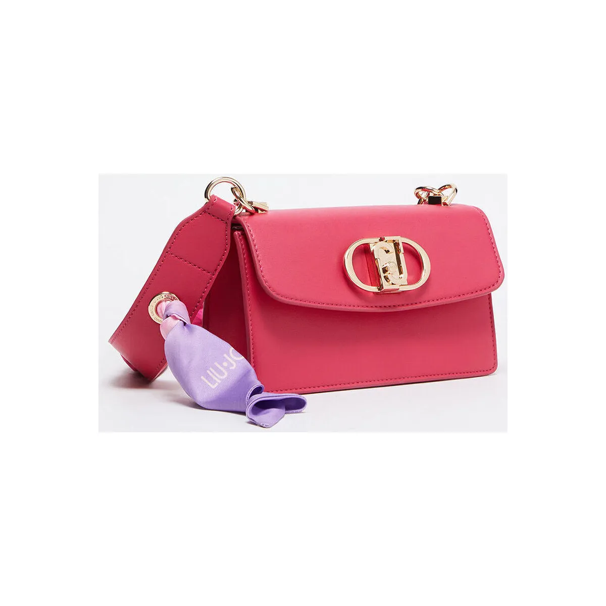 Bolso de hombro con fular