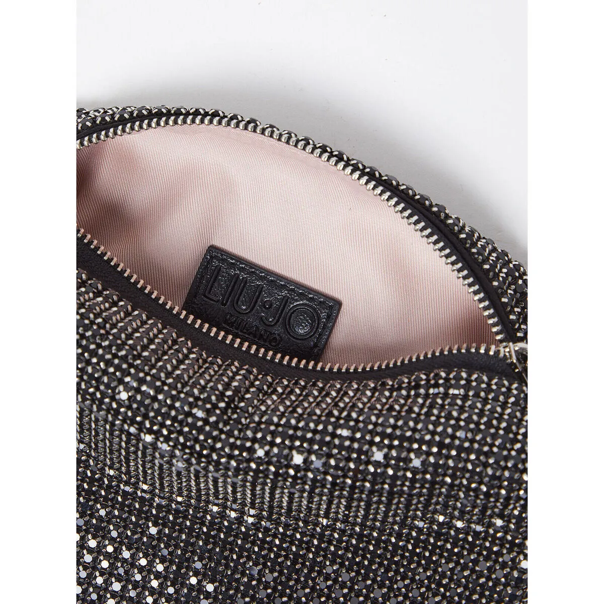 Bolso de hombro con strass