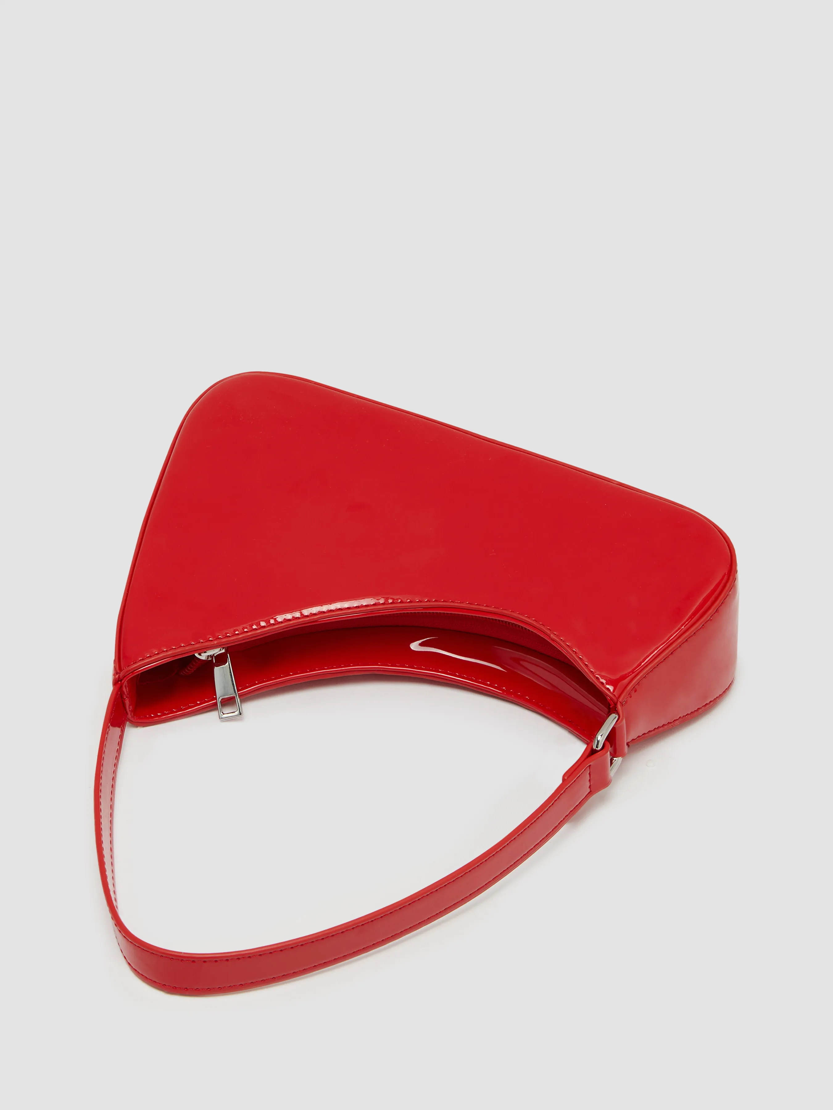 Bolso de hombro de cuero sintético