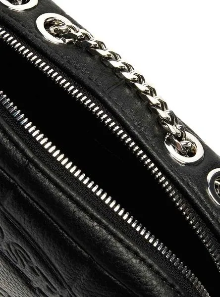 bolso lacoste croco negro mujer