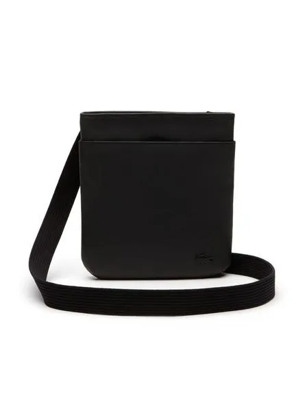bolso lacoste crossover negro