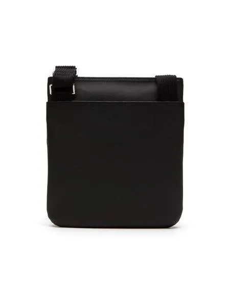 bolso lacoste crossover negro
