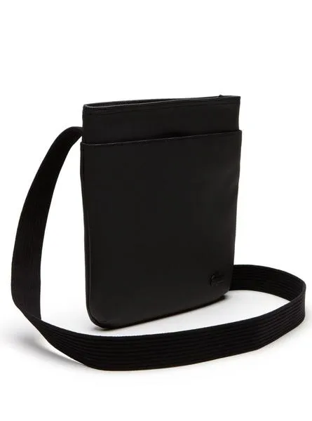 bolso lacoste crossover negro