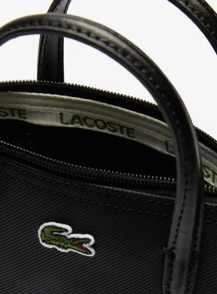 Bolso Lacoste Petit Piqué Negro Para Mujer