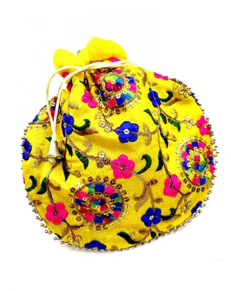 BOLSOS MUJER DE FIESTA AMARILLOS LIMOSNERA EXQUISITAMENTE DECORADA