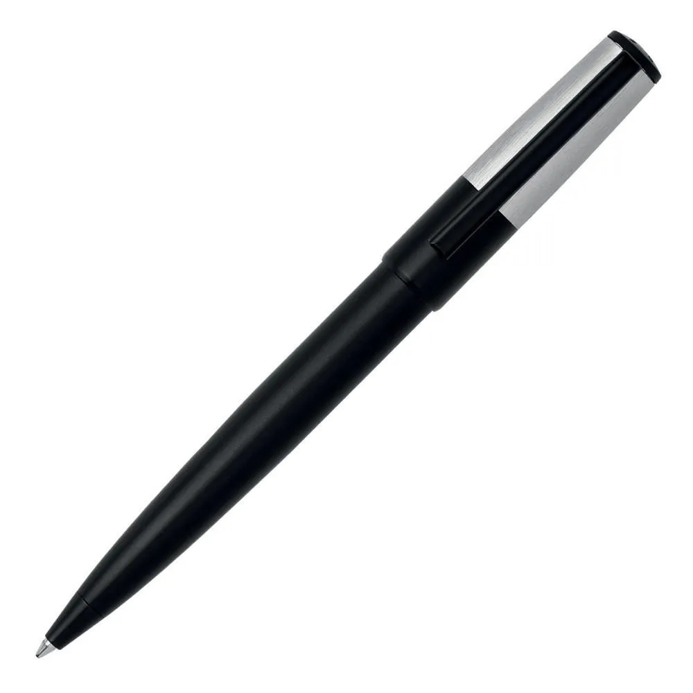 Bolígrafo GEAR MINIMAL Black & Chrome de HUGO BOSS