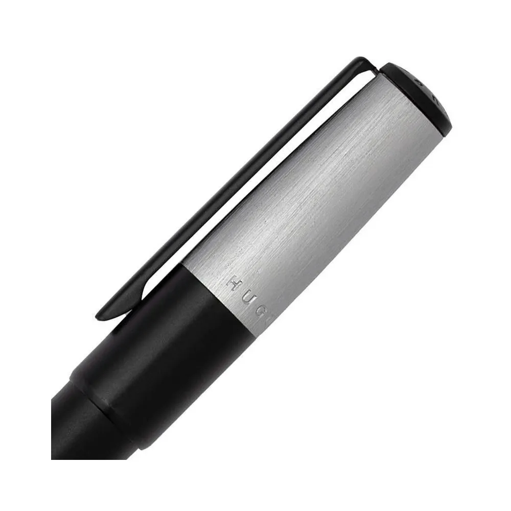 Bolígrafo GEAR MINIMAL Black & Chrome de HUGO BOSS