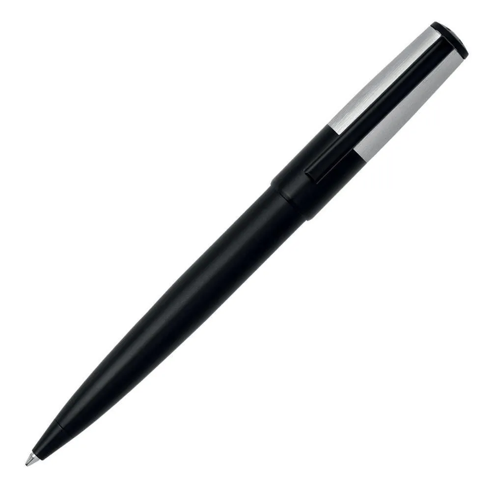 Bolígrafo GEAR MINIMAL Black & Chrome de HUGO BOSS