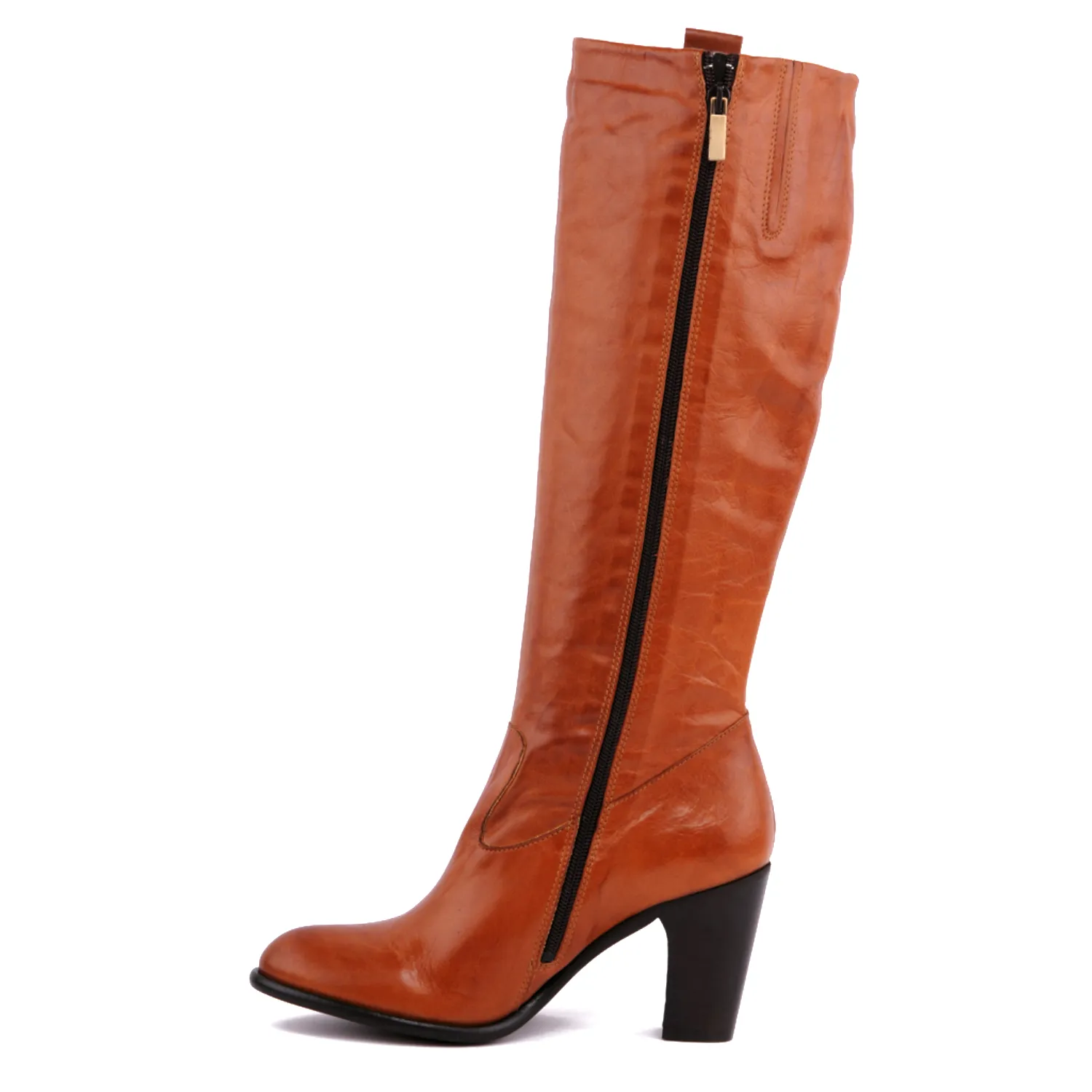 Botas altas camel mujer Sacchi