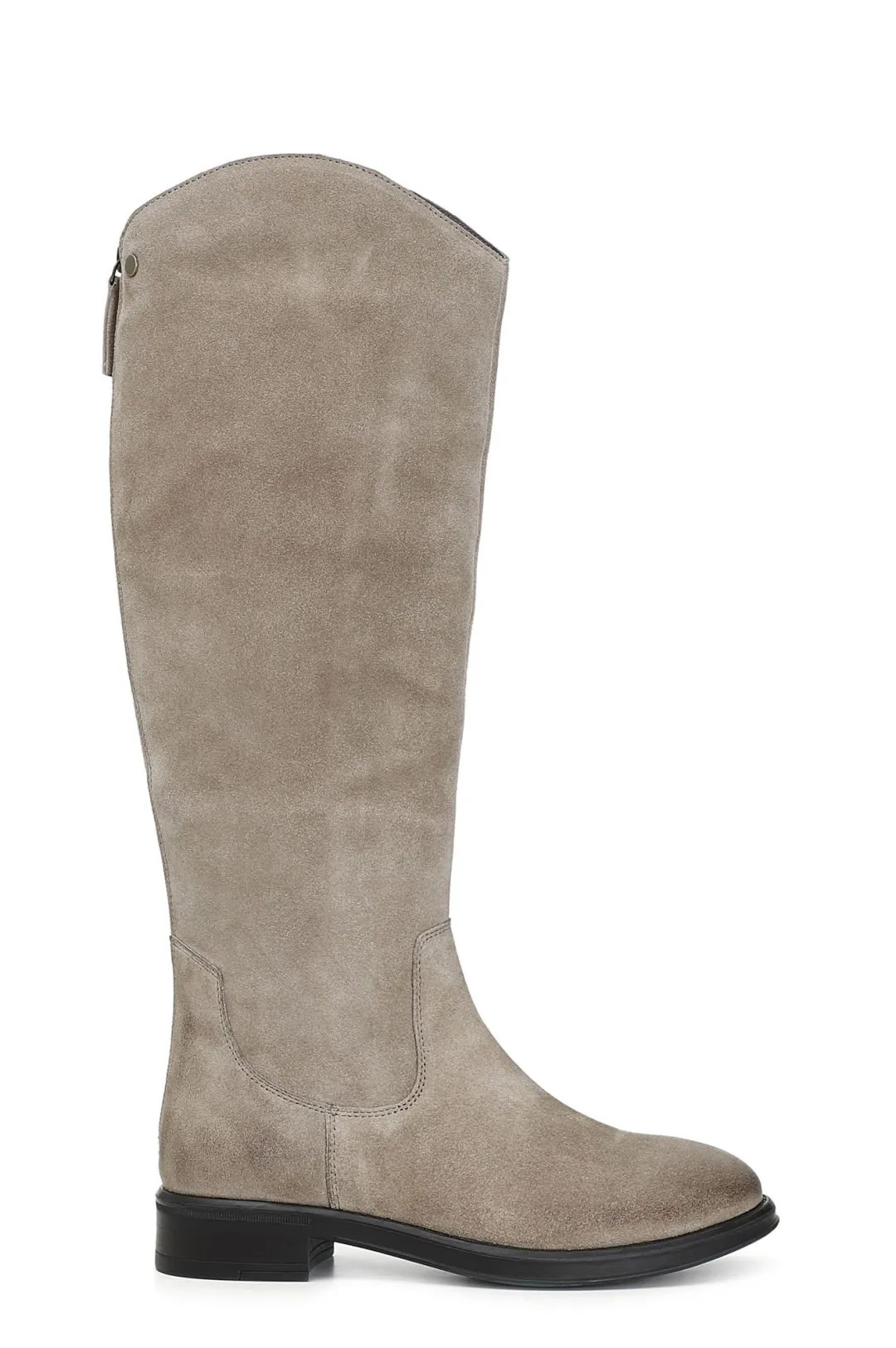 botas altas de piel de ante