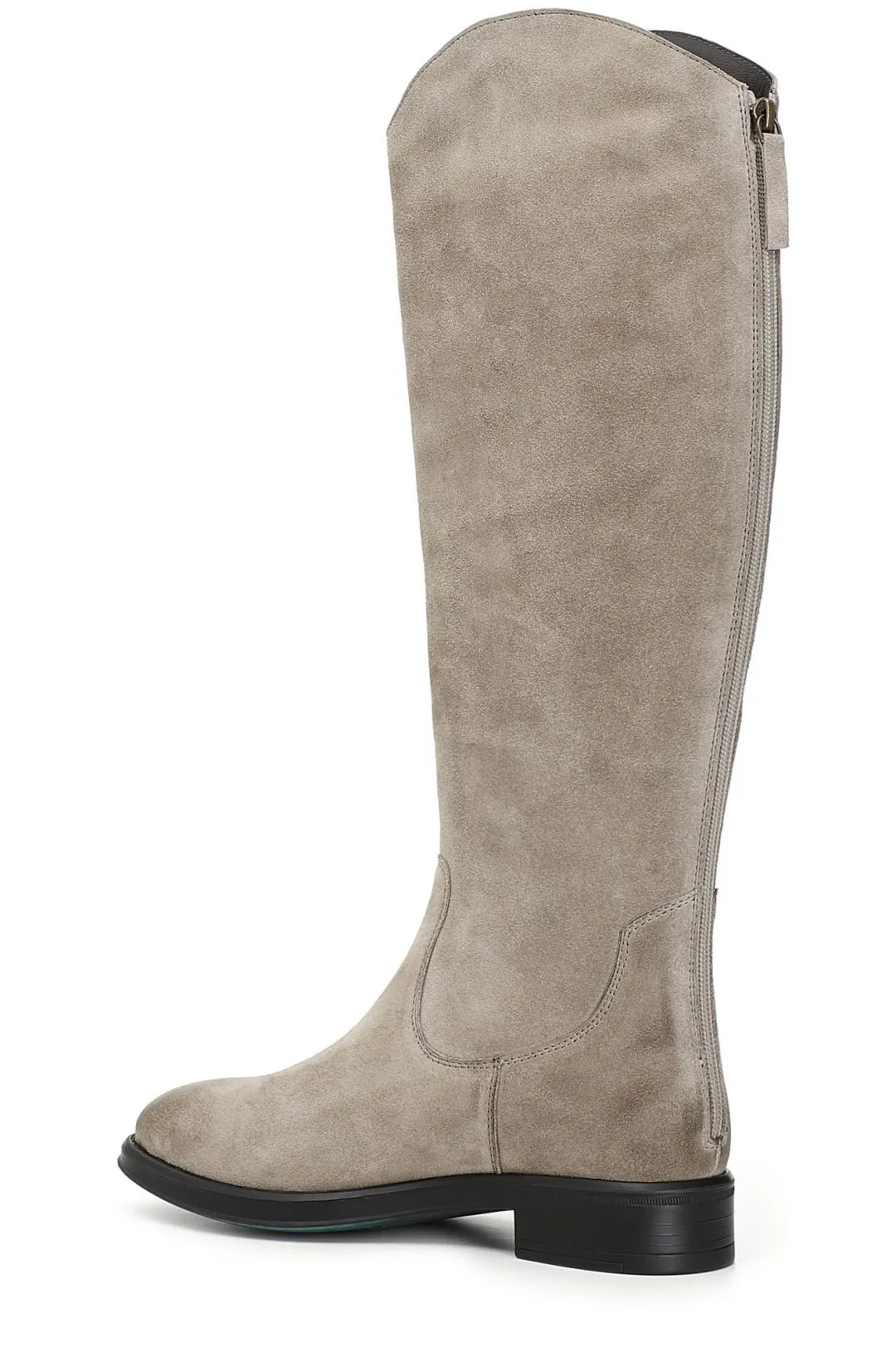 botas altas de piel de ante