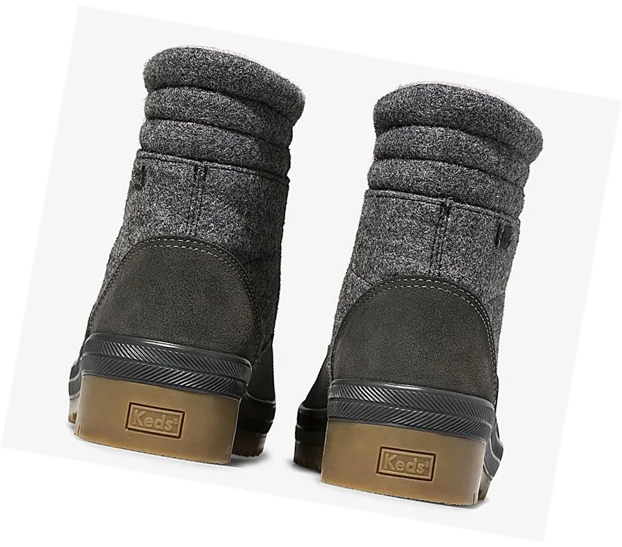 Botas Altas Keds Camp Agua Mujer Gris Oscuro de estatus oficial 2024 – Botas Altas