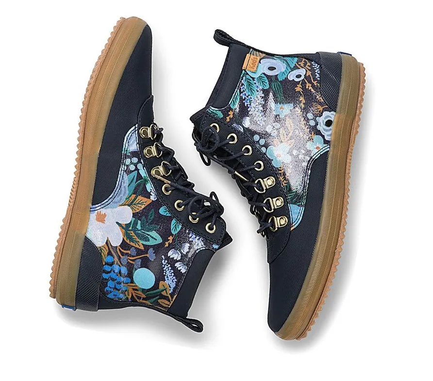 Botas Altas Keds x Rifle Paper Co. Scout Agua Mujer Azul Marino Multicolor eficiente – Botas Altas
