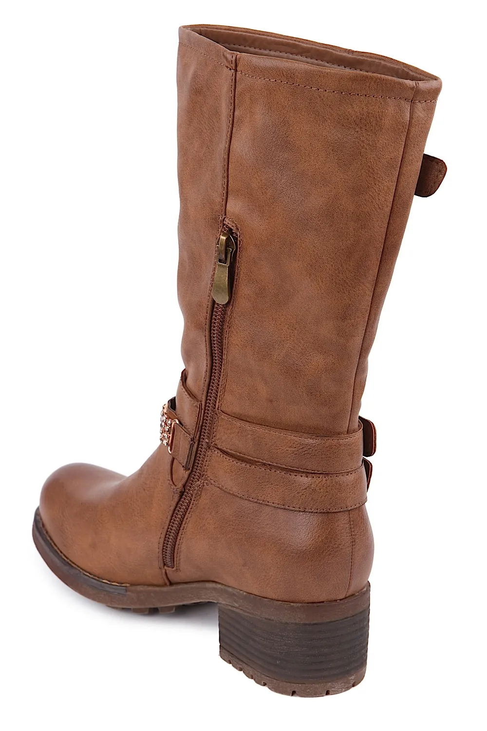 Botas altas marrón mujer Grau