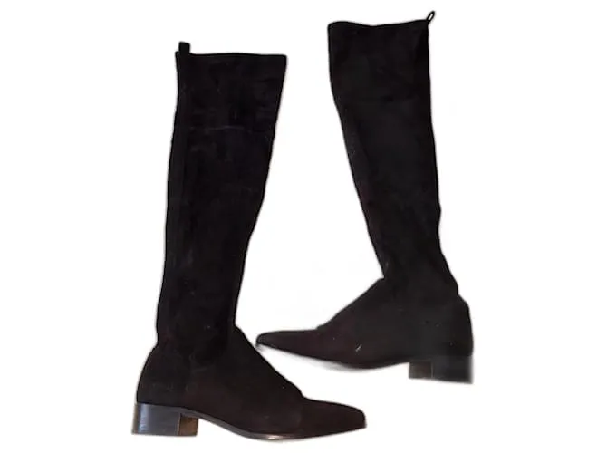 Botas altas Massimo Dutti Negro 