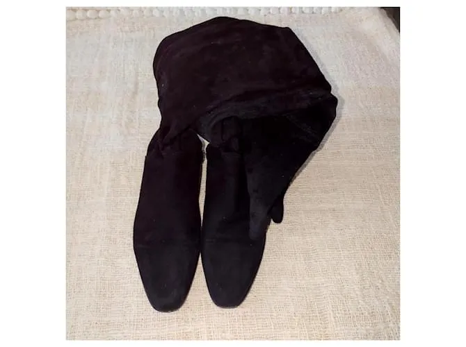 Botas altas Massimo Dutti Negro 
