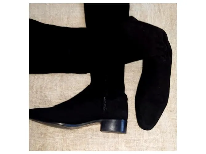 Botas altas Massimo Dutti Negro 