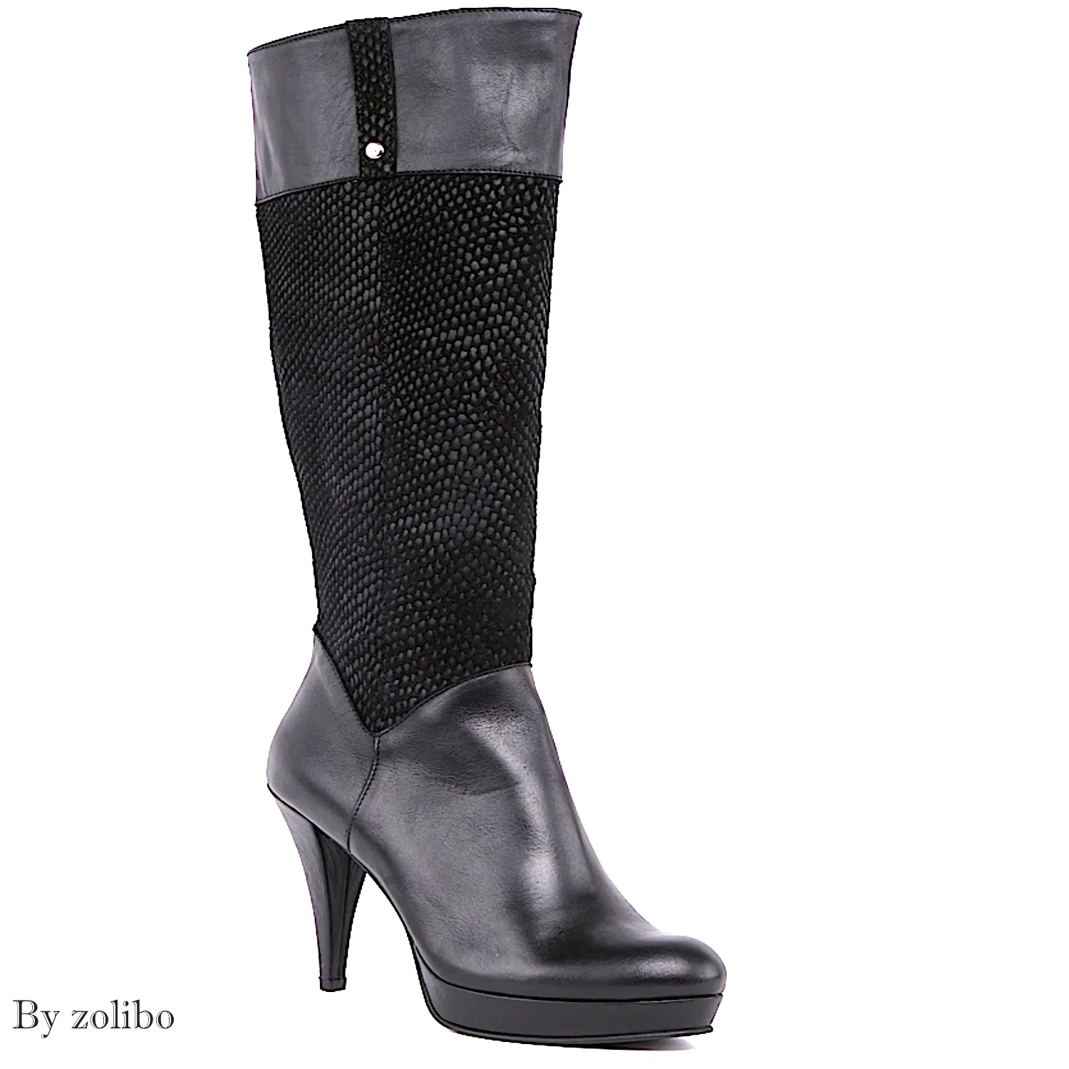 Botas altas negras mujer Leto