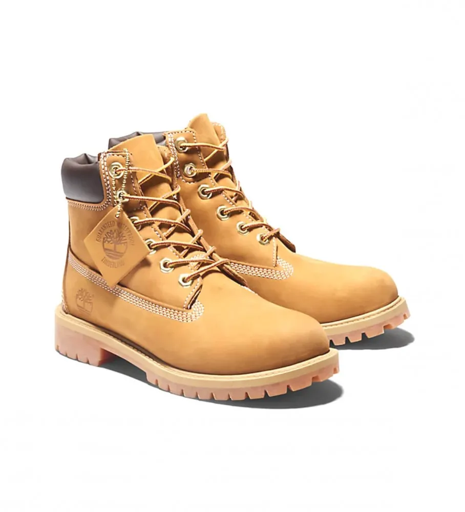 Botas de piel 6 Premium mostaza