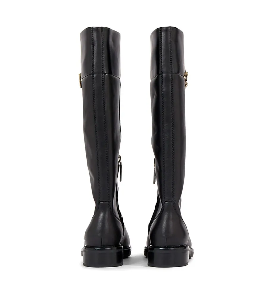 Botas de piel Básica negro