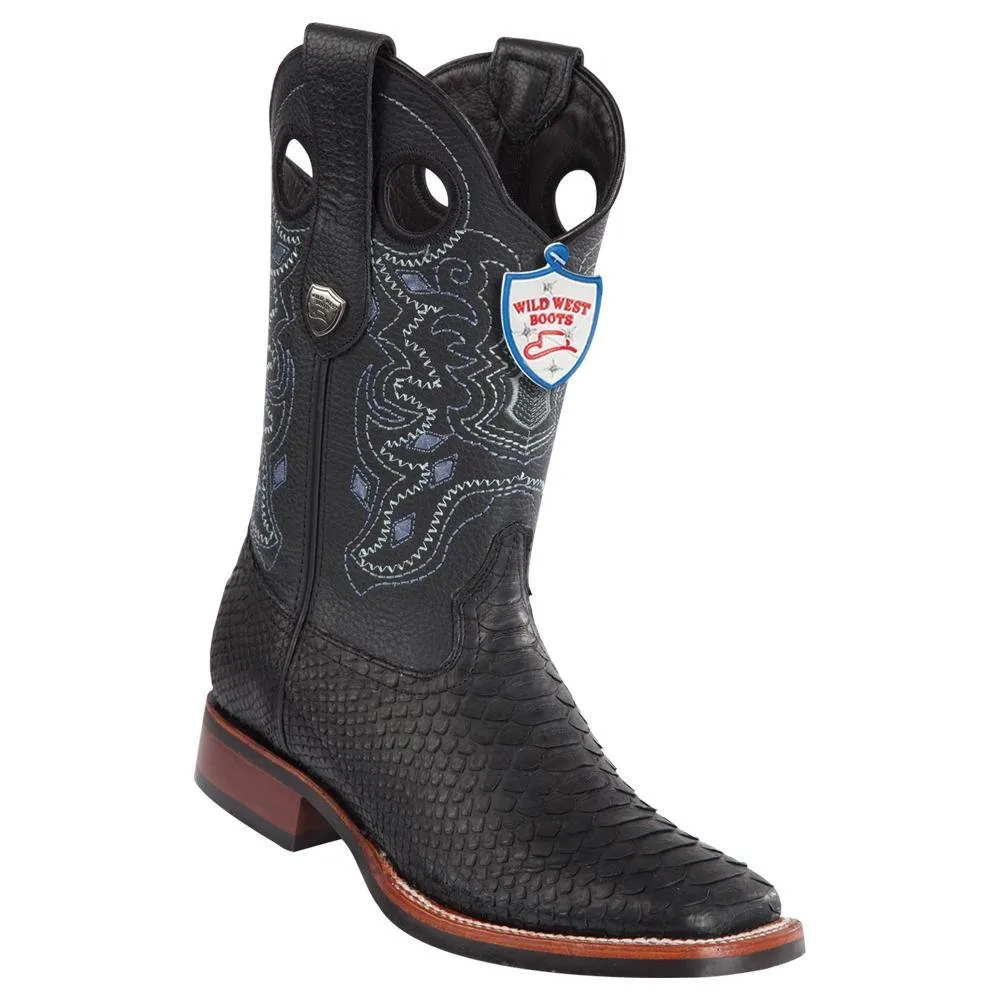 BOTAS DE PITON ORIGINAL HORMA RODEO SUELA DE HULE WW2825G5705