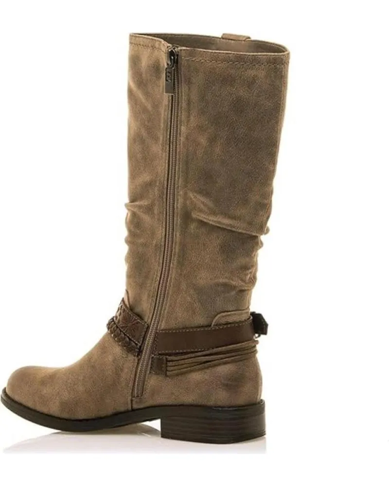 Botas MTNG  de Mujer BOTAS PLANAS MUSTANG 59347 MUJER TAUPE  MARRóN