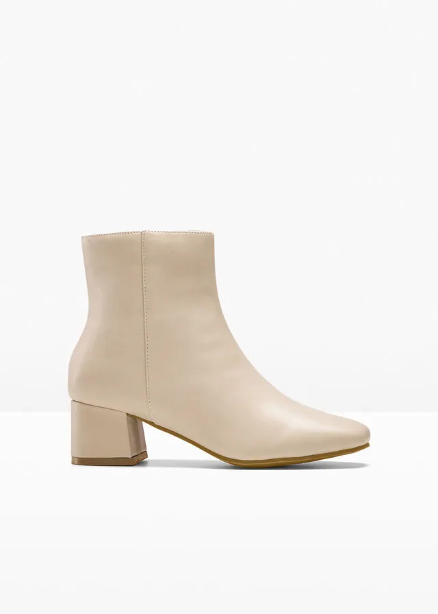 Botines Beige