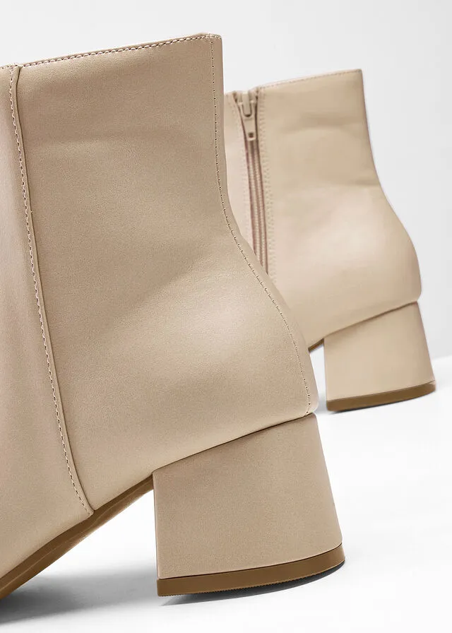 Botines Beige