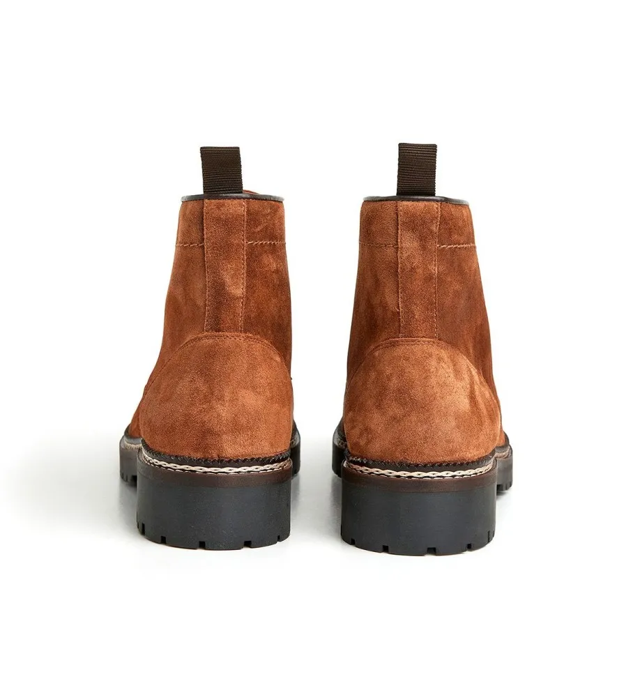 Botines de Piel Michigan marrón