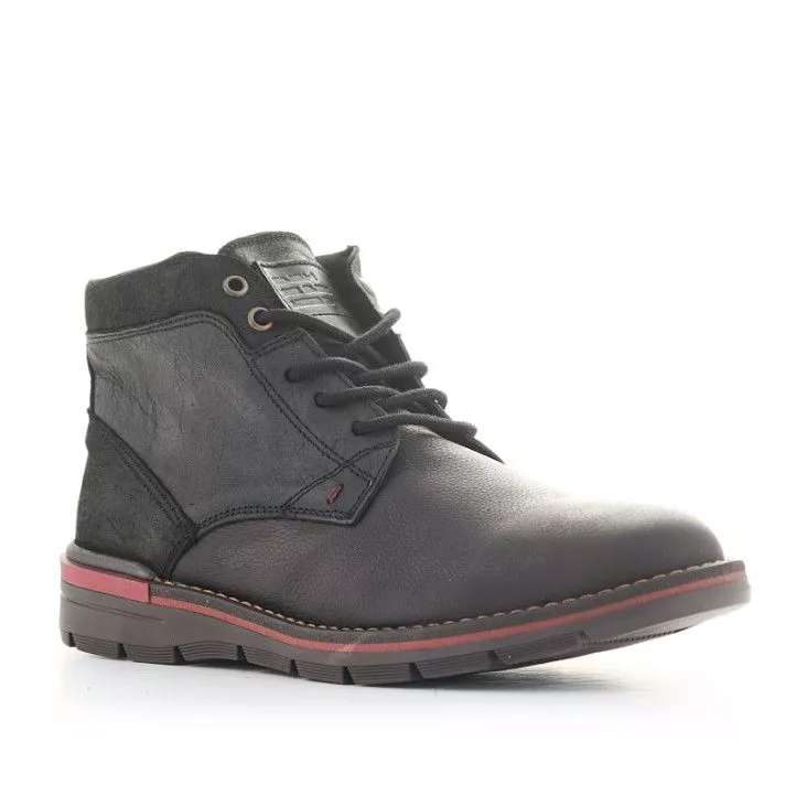 Botines Lobo manaslu negros de piel