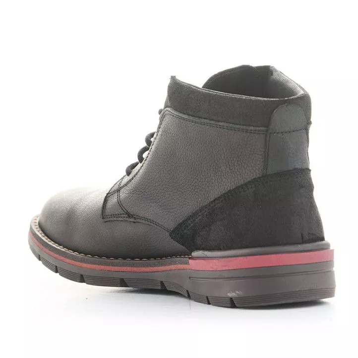 Botines Lobo manaslu negros de piel