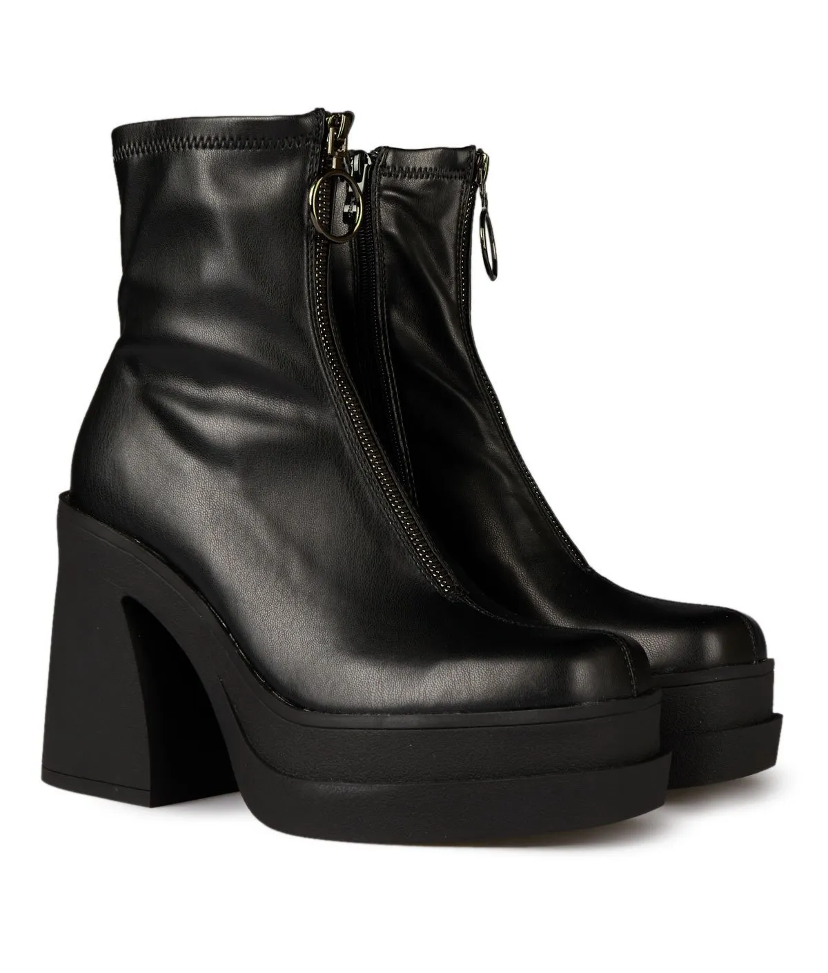Botines Mujer 1134 Efecto Cuero