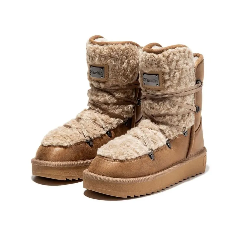 Botines Planos D.franklin Dfsh370004 Mujer Cuero