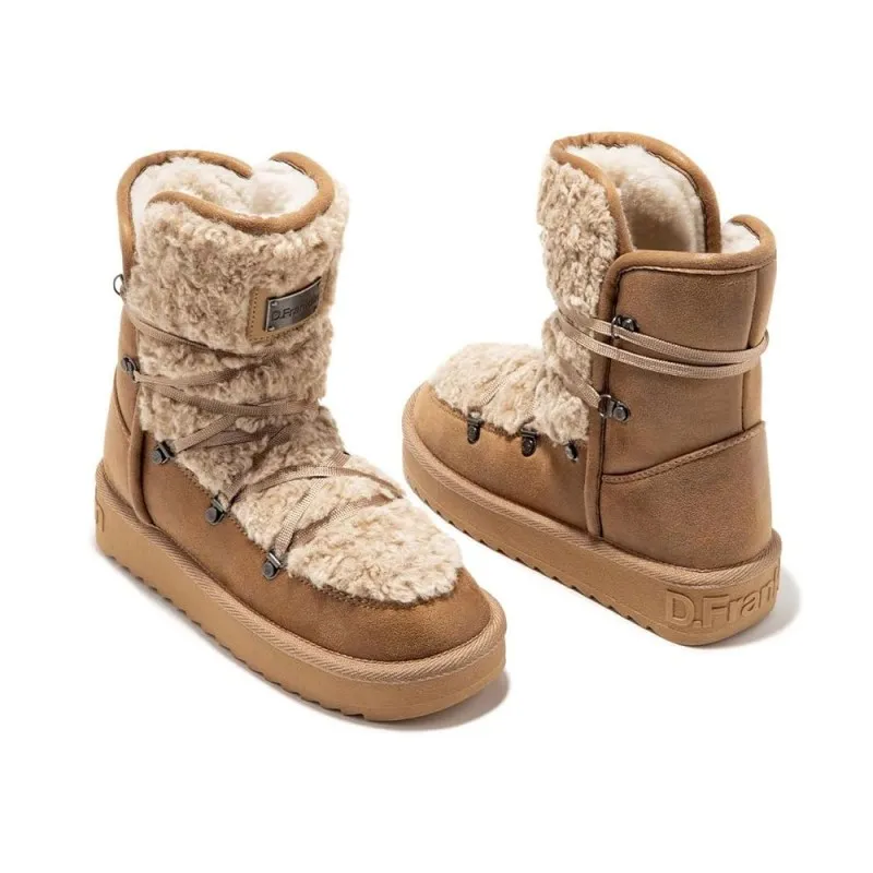 Botines Planos D.franklin Dfsh370004 Mujer Cuero