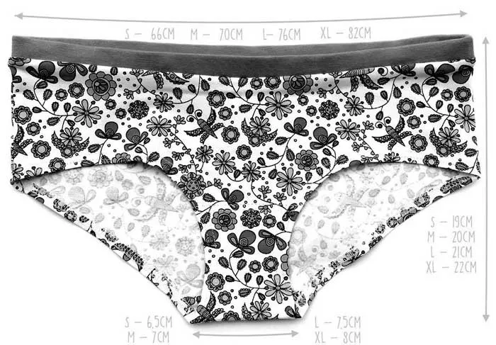 Braga culotte algodón orgánico tropical