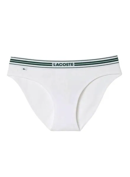 Braguita Lacoste Heritage Culotte Blanco Mujer