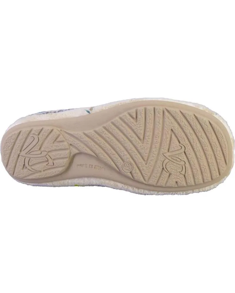 Calzado de casa   de Mujer CUQUE 7525 ZAPATILLAS DE CASA DE MUJER  BEIGE