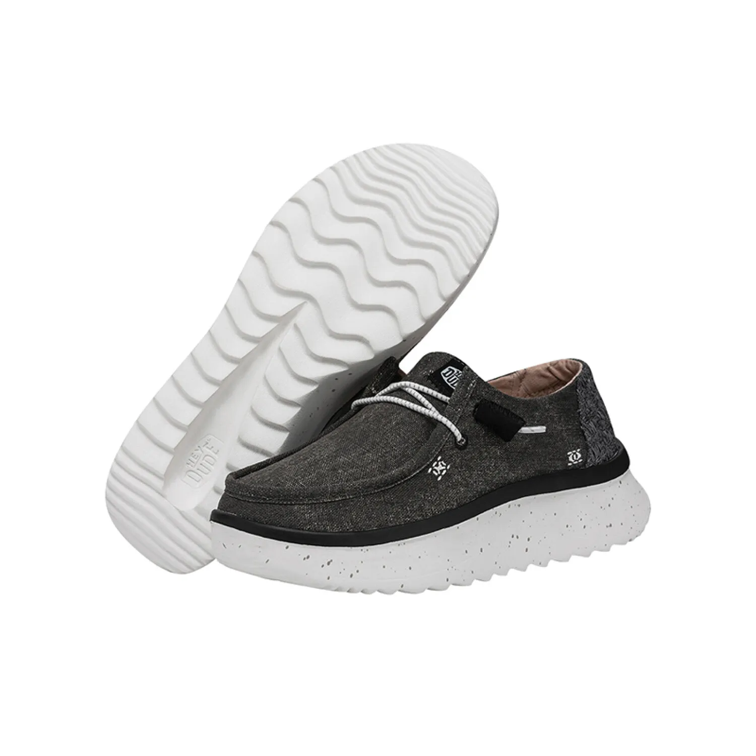 CALZADO HEY DUDE WENDY PEAK CHAMBRAY  NEGRO