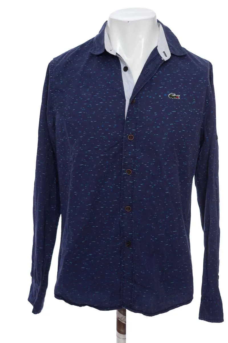 CAMISA COLOR AZUL  LACOSTE
