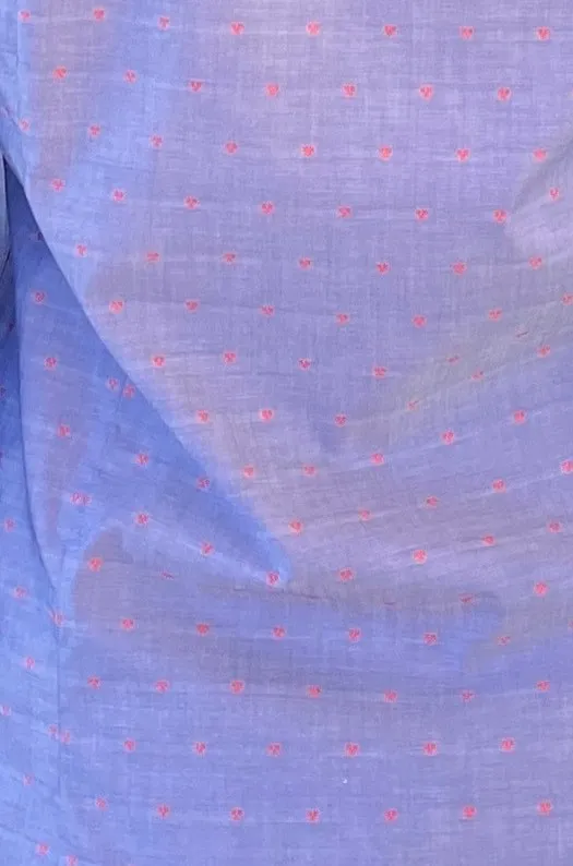 Camisa de hombre azul con estampado de Hugo Boss