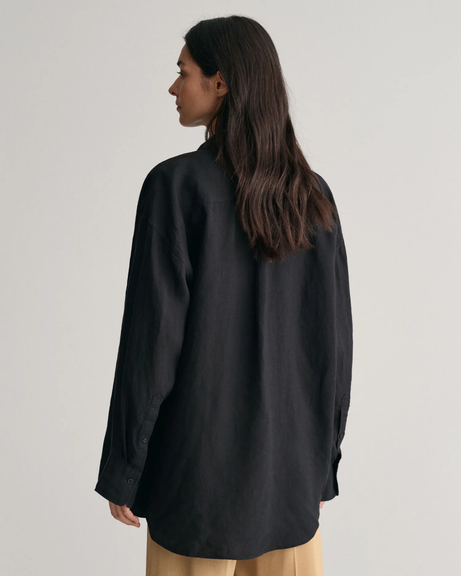 Camisa extragrande de lino