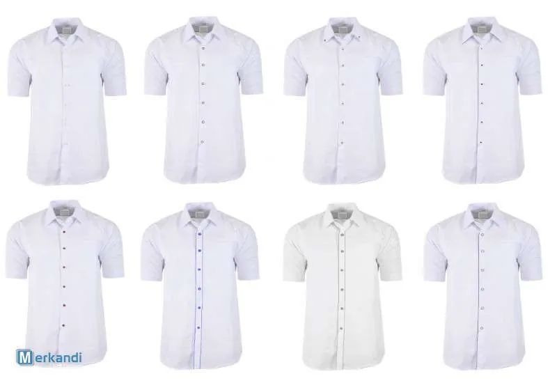 CAMISAS BUSINESS DE HOMBRE BLANCAS MANGA CORTA 170188