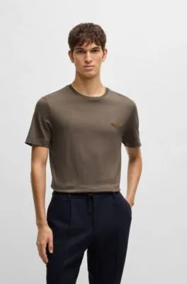 Camiseta BOSS x ASTON MARTIN en punto de lana merina