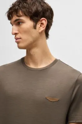 Camiseta BOSS x ASTON MARTIN en punto de lana merina