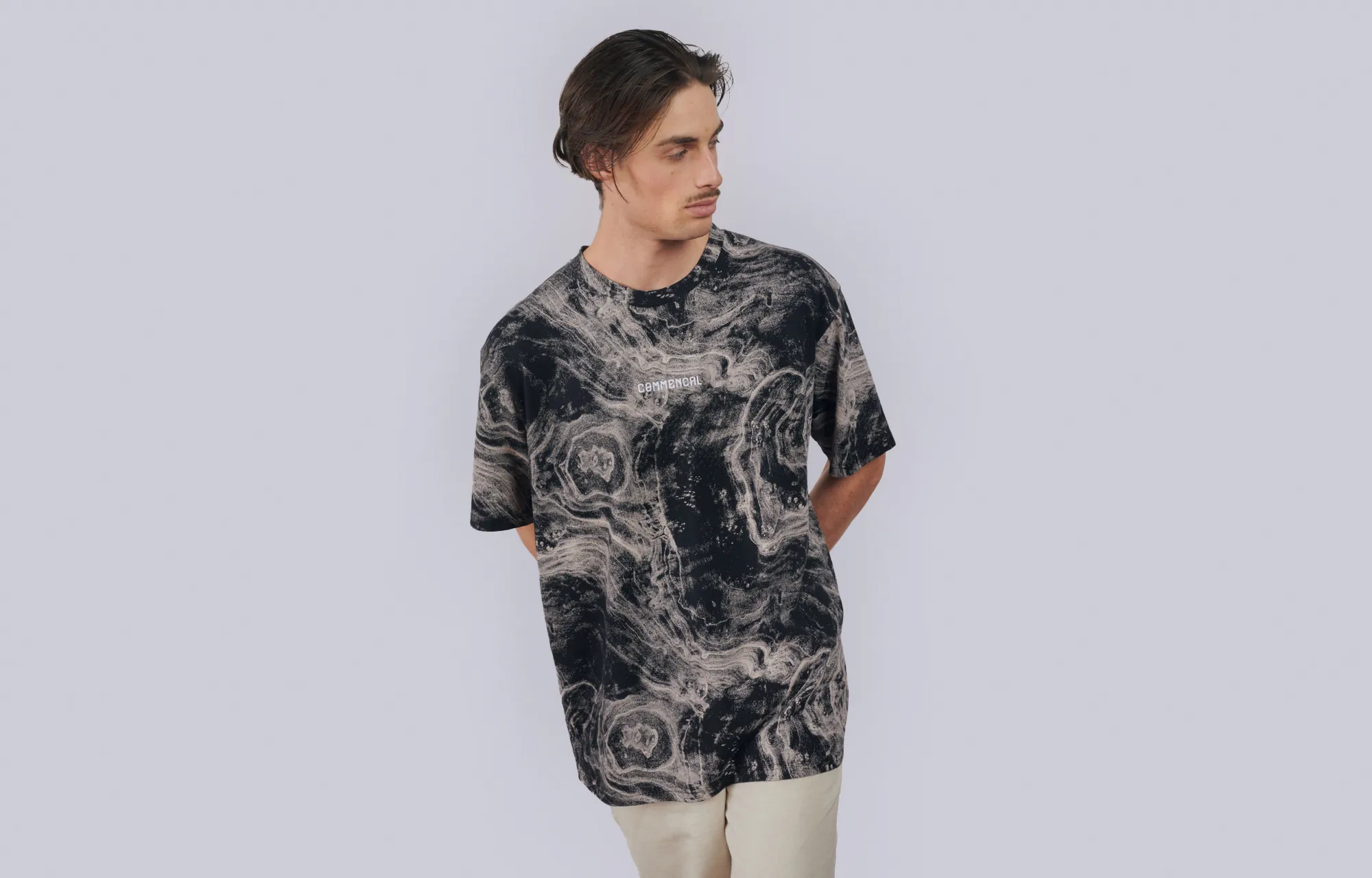 CAMISETA  COMMENCAL LOOSE FIT LIGHT BLACK PETROL