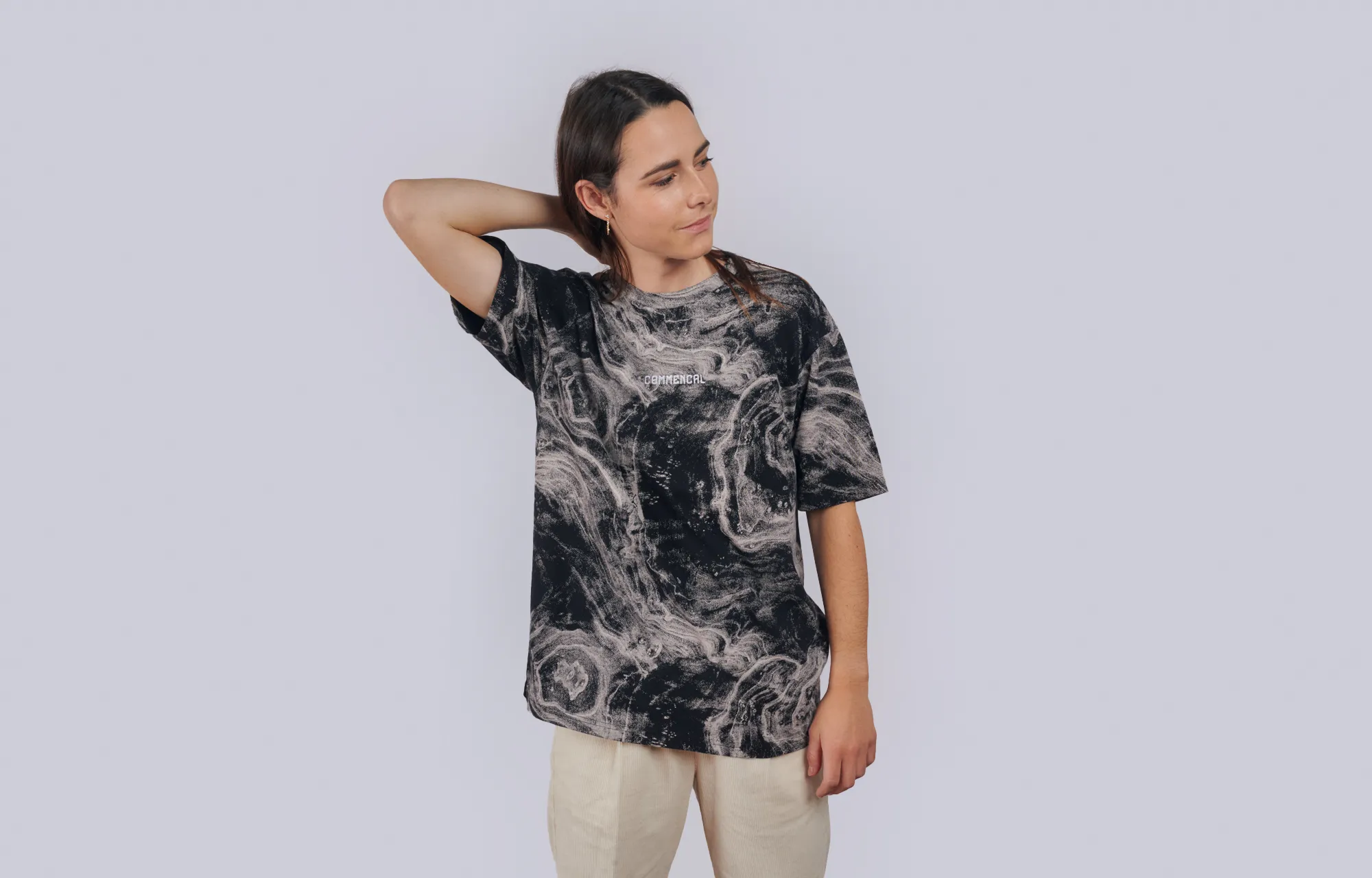 CAMISETA  COMMENCAL LOOSE FIT LIGHT BLACK PETROL