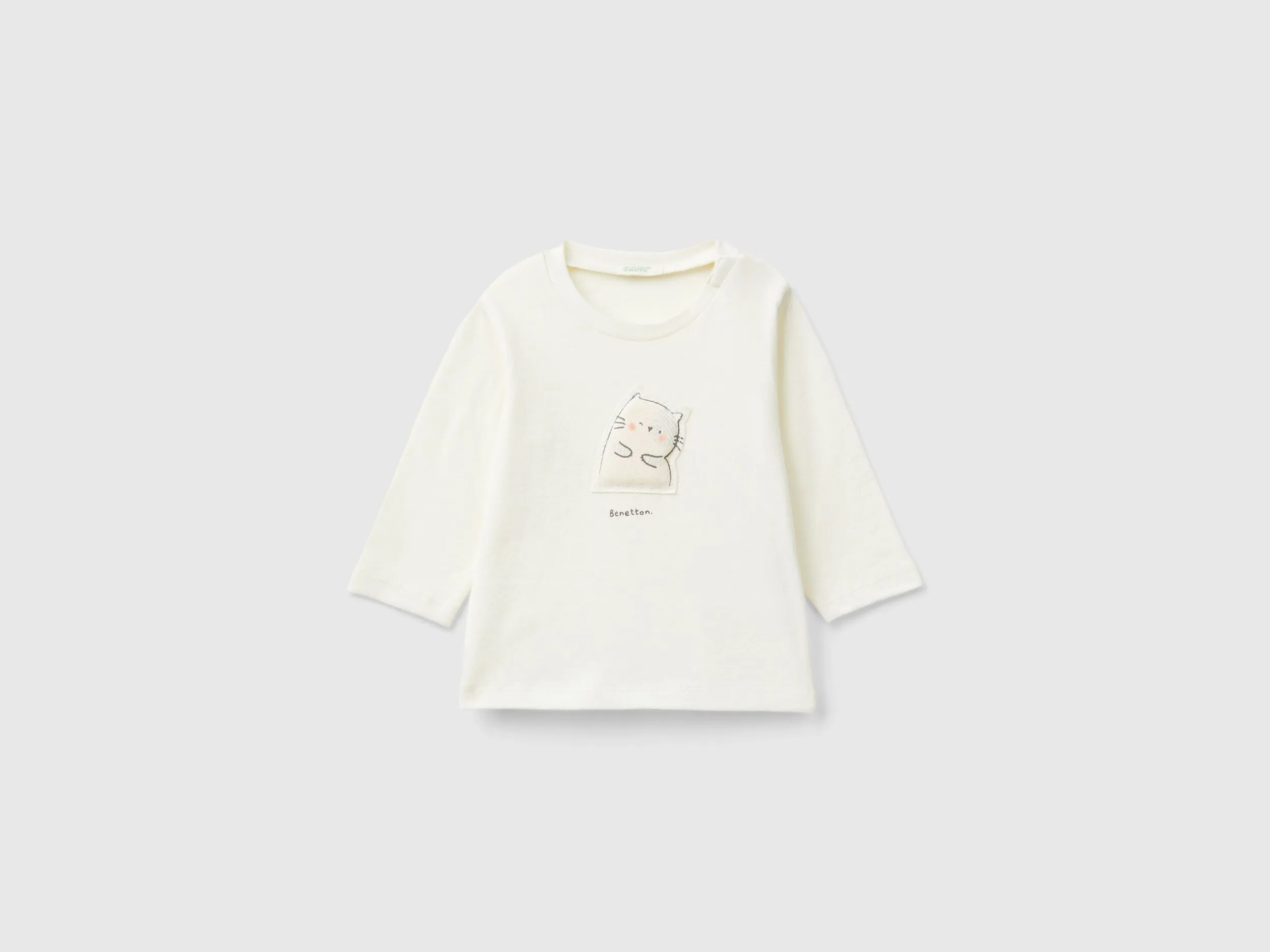 Camiseta con parche de animalito