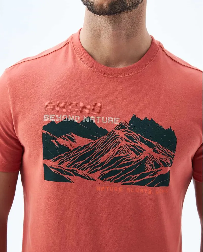 Camiseta cuello redondo para hombre
