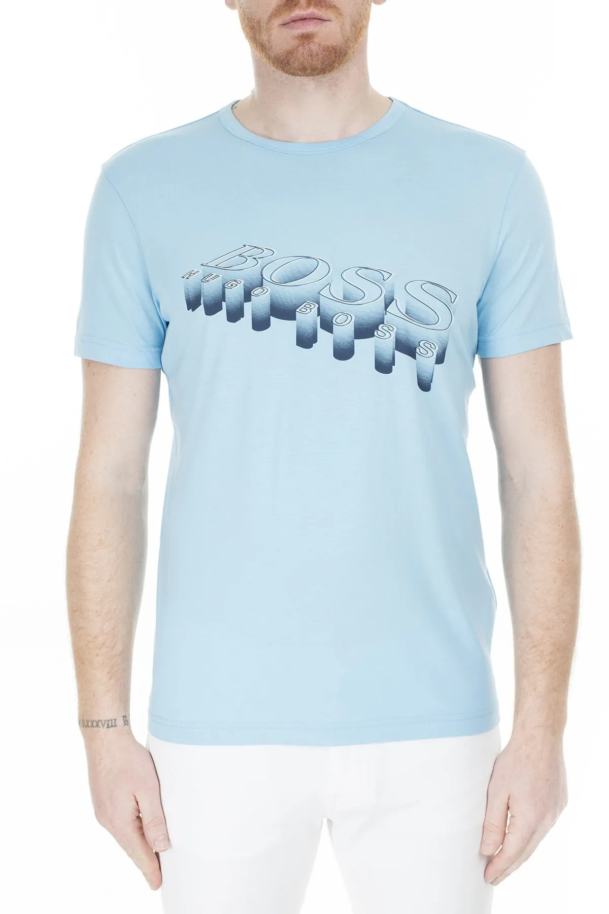 Camiseta de hombre con logo Hugo Boss